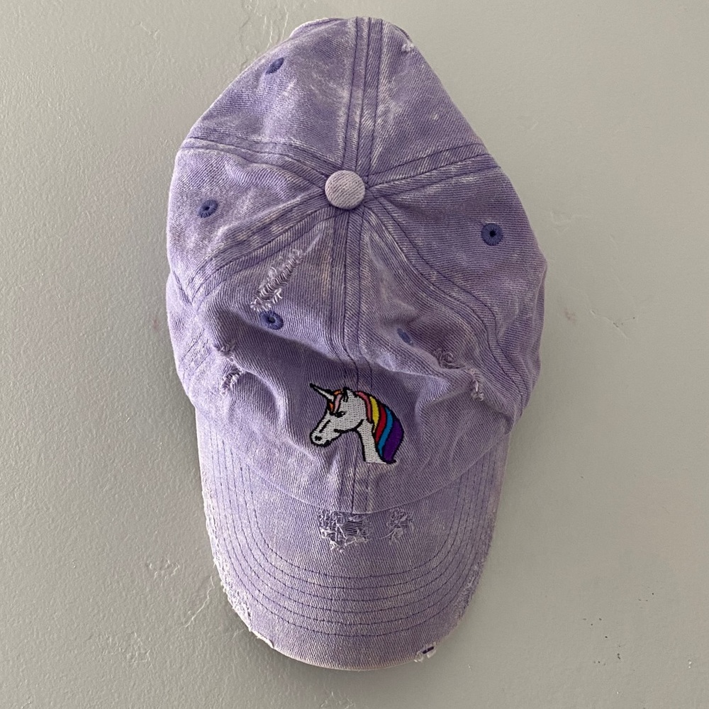 Distressed Unicorn Dad Hat